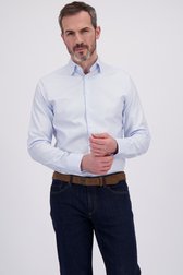 Vidéo de Chemise bleu clair à motif chevrons – Regular fit de Dansaert Black Premium pour Hommes