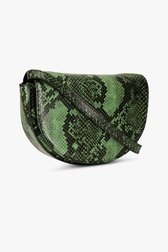 Sac à bandoulière avec imprimé animalier vert de Louise pour Femmes