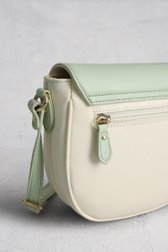 Sac à bandoulière ecru clair-vert de Hexagona pour Femmes