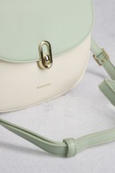 Sac à bandoulière ecru clair-vert de Hexagona pour Femmes