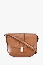 Sac à bandoulière marron de Hexagona pour Femmes