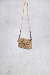 Photo produit 1 de Sac à main beige avec imprimé serpent de Bulaggi pour Femmes