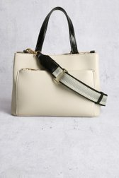 Sac à main écru avec large bandoulière de Liberty Island pour Femmes