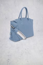 Photo supplémentaire 1 de Sac à main en cuir bleu gris de D'Auvry pour Femmes