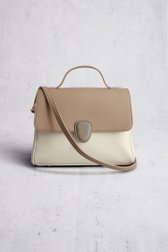 Sac à main en écru et marron de D'Auvry pour Femmes