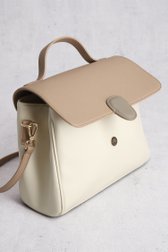 Sac à main en écru et marron de D'Auvry pour Femmes