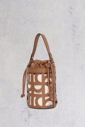 Sac à main marron à motif écru de Bulaggi pour Femmes