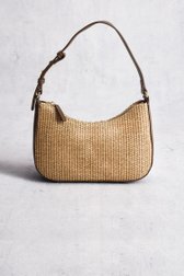 Sac à main marron tressé de Liberty Island pour Femmes