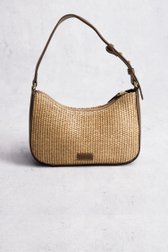 Sac à main marron tressé de Liberty Island pour Femmes