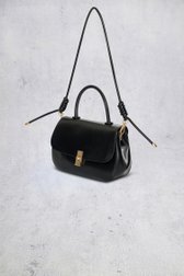 Photo produit 1 de Sac à main noir à aspect cuir de Bulaggi pour Femmes
