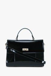 Sac à main noir brillant  de Hexagona pour Femmes