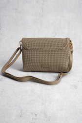 Le dos de Sac à main taupe tressé de Modeno pour Femmes