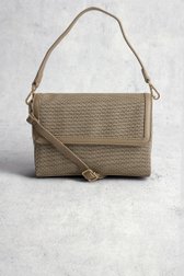 Détail de Sac à main taupe tressé de Modeno pour Femmes