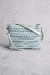 Sac à main tressé vert-bleu de Liberty Island pour Femmes