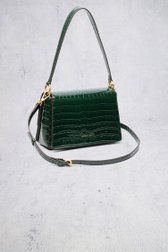 Photo produit 1 de Sac à main vert à structure crocodile de Laurent David pour Femmes