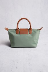 Sac à main vert avec finition aspect cuir marron de Liberty Island pour Femmes