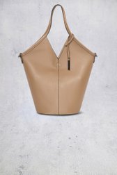 Le devant de Sac bandoulière beige au look leather de Bulaggi pour Femmes