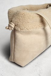 Photo produit 1 de Sac bandoulière beige avec teddy de Opus pour Femmes
