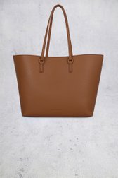 Le devant de Sac bandoulière cognac aspect cuir de Laurent David pour Femmes