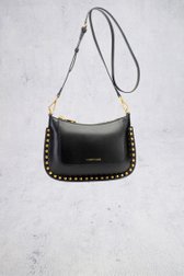 Photo produit 1 de Sac bandoulière noir à clous dorés de Laurent David pour Femmes