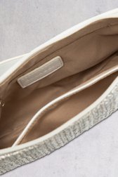 Sac blanc avec finition tressée argentée de Bulaggi pour Femmes
