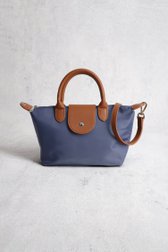 Le devant de Sac bleu avec finitions brun aspect cuir de Liberty Island pour Femmes