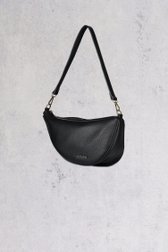Sac moonbag noir en cuir végan de Bulaggi pour Femmes