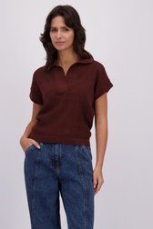 Vidéo de Pull marron au crochet de Louise pour Femmes