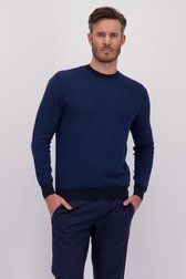 Video van Donkerblauwe trui met ronde hals  door Upper East voor Heren