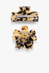 Set haarspelden met print van Liberty Island voor Dames