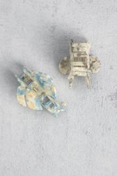 Productfoto 1 van Set van 2 haarspelden - beige en blauw door Liberty Island voor Dames