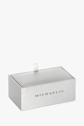 Set zilverkleurige manchetknopen van Michaelis voor Heren