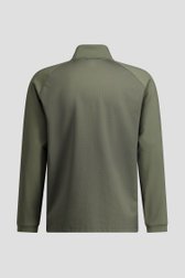 Photo produit 4 de Shirt de golf vert avec courte fermeture zippée de Dansaert Golf Club pour Hommes