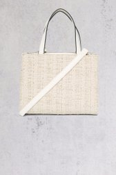 Shopper en bouclé blanc-écru avec paillettes de Bulaggi pour Femmes