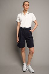 Le devant de Short de golf bleu foncé de Dansaert Golf Club pour Femmes