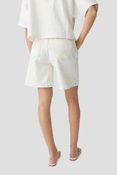 Le dos de Short en jean blanc - Coupe relaxed de Opus pants pour Femmes