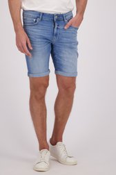 Le devant de Short en jean bleu de Only & Sons pour Hommes