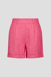 Short en lin couleur corail de Libelle pour Femmes
