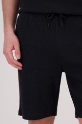 Short en tricot texturé noir de ONLY & SONS pour Hommes