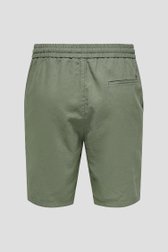 Short kaki avec taille élastique de ONLY & SONS pour Hommes