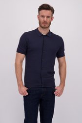 Vidéo de Polo bleu foncé à rayures de Upper East pour Hommes