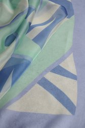 Productfoto 1 van Sjaal met abstracte blauw-groene print  door Liberty Island voor Dames