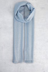 Voorkant van Sjaal met kleurcontrast in mint en beige door Liberty Island voor Dames