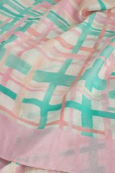 Productfoto 1 van Sjaal met pastel geruit motief door Libelle voor Dames