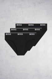 Le devant de Slips noirs – Lot de 3 de Hugo Boss pour Hommes