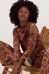 Sous-pull avec imprimé brun-orange de Louise pour Femmes