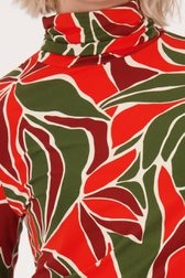 Sous-pull avec imprimé kaki et rouge de Libelle pour Femmes