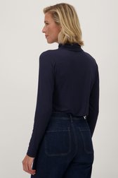Sous-pull bleu foncé avec stretch	 de Liberty Island pour Femmes