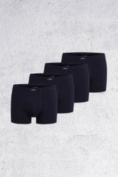 Le devant de Sous-vêtements bleu – Trunk pants – Set de 4 de Tom Tailor pour Hommes