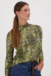 Souspull met bladerprint van Geisha voor Dames